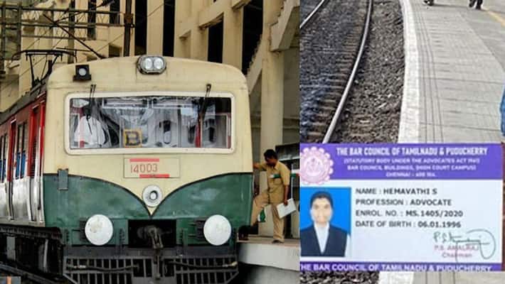 Female lawyer commits suicide by jumping in front of train in chennai park station Female lawyer commits suicide by jumping in front of train in chennai park station