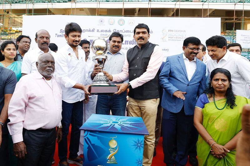 There was a controversy over seat allocation at the hockey event attended by Udhayanidhi
