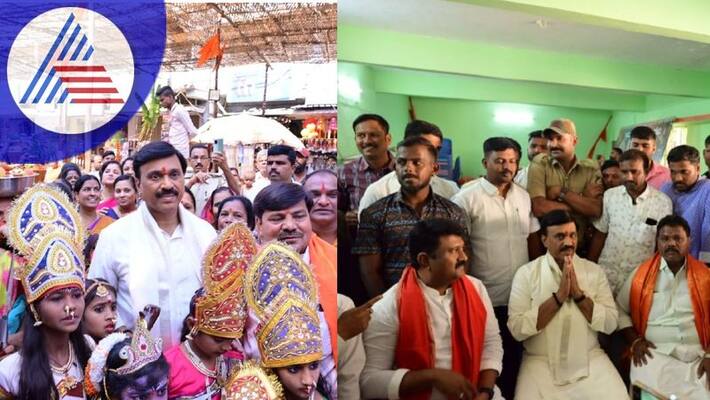 Janardhan Reddy did a temple run with leaders of various parties sat Janardhan Reddy did a temple run with leaders of various parties sat