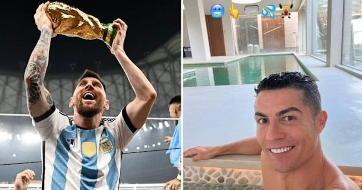 SPORTbible on X: Fans have worked out the hidden meaning behind Lionel  Messi and Cristiano Ronaldo's internet-breaking picture and it's genius  👏🐐  / X