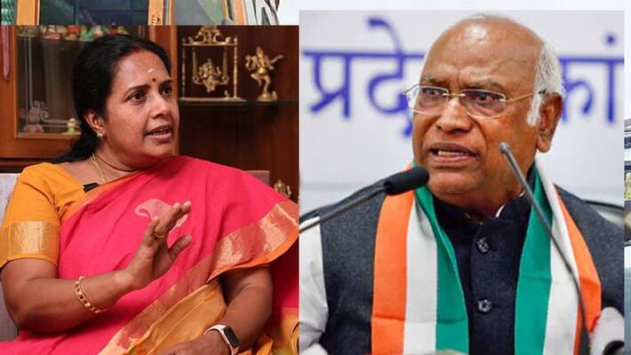 Mallikarjun Kharge speaks in frustration of not being able to sit on the cm chair.. vanathi srinivasan Mallikarjun Kharge speaks in frustration of not being able to sit on the cm chair.. vanathi srinivasan