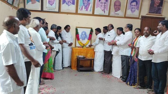 tamil nadu congress committee pays respect to ex party president kakkan on his memorial day tamil nadu congress committee pays respect to ex party president kakkan on his memorial day