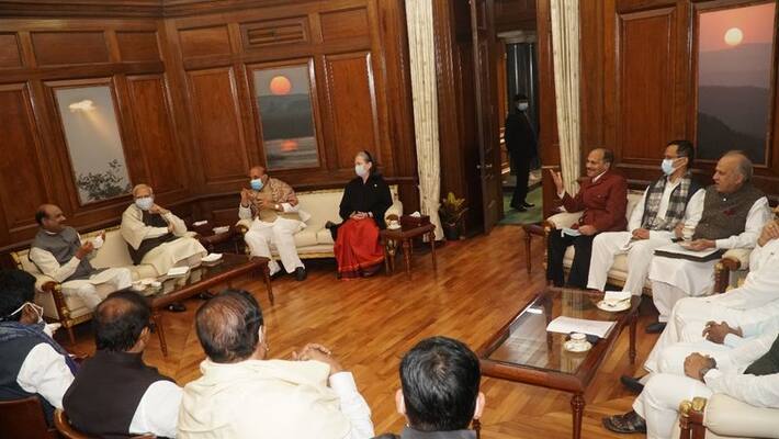 Parliament Winter Session ends PM Modi other leaders attend customary meeting hosted by LS Speaker Parliament Winter Session ends PM Modi other leaders attend customary meeting hosted by LS Speaker