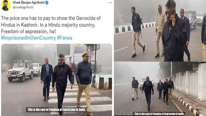 Vivek Agnihotri Roasted for Walking With Y Security Netizens reaction Vivek Agnihotri Roasted for Walking With Y Security Netizens reaction