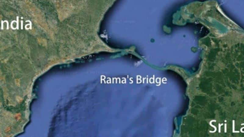 There is no sign of Ram Bridge in the Rameswaram sea area said central govt