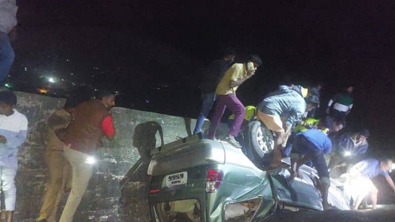 Sabarimalai devotees car accident... 8 people killed in theni