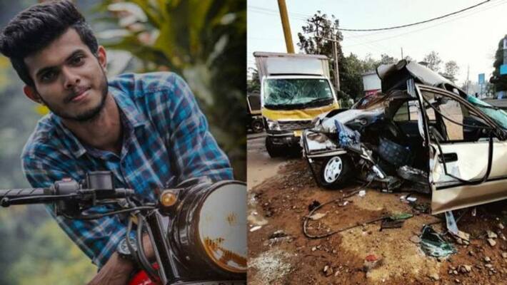 MLA Mani C Kappan's Driver dies after accident MLA Mani C Kappan's Driver dies after accident