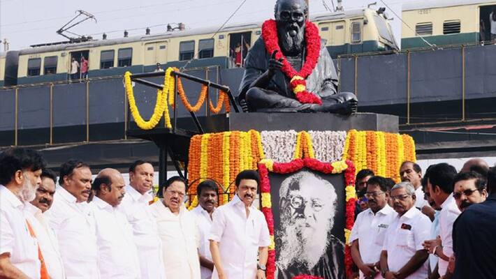 Periyar 49th death anniversary... tributes of CM Stalin Periyar 49th death anniversary... tributes of CM Stalin