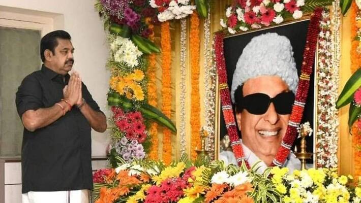 aiadmk interim general secretary edappadi palaniswami pays respect to ex cm mgr on his memorial day aiadmk interim general secretary edappadi palaniswami pays respect to ex cm mgr on his memorial day