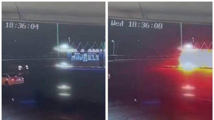 Blaze reported after a car crashed into a shop after its driver lost control Blaze reported after a car crashed into a shop after its driver lost control