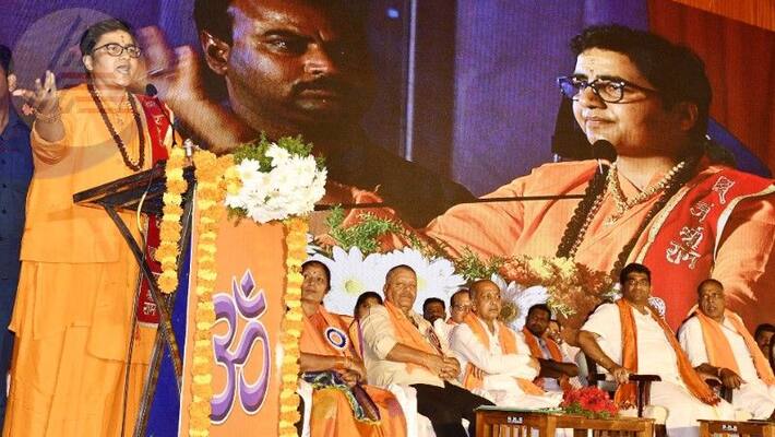 Kashmir Indias head should not be cut off says prajnasingh at shivamogga rav Kashmir Indias head should not be cut off says prajnasingh at shivamogga rav