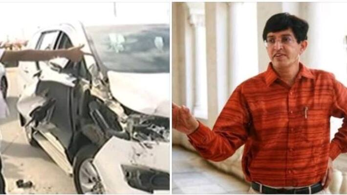 Cooperative Secretary Radhakrishnan car was involved in an accident in Chennai Cooperative Secretary Radhakrishnan car was involved in an accident in Chennai