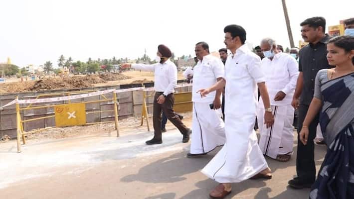 Tamil Nadu Chief Minister M.K. Stalin's flood prevention measures in Chennai Tamil Nadu Chief Minister M.K. Stalin's flood prevention measures in Chennai