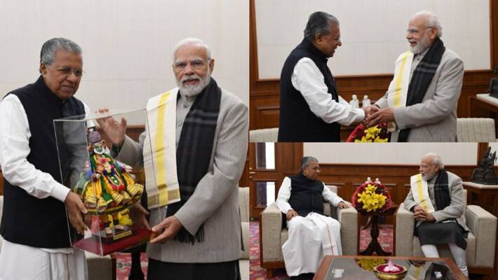 Kerala Chief Minister Meets PM Modi In Delhi. Kerala Chief Minister Meets PM Modi In Delhi.