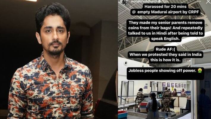Hero Siddharth was humiliated at Madurai Airport Hero Siddharth was humiliated at Madurai Airport