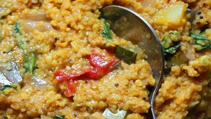 How to make Pearl Millet Sambar Rice in Tamil How to make Pearl Millet Sambar Rice in Tamil