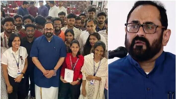 MoS Rajeev Chandrasekhar speaks at the campus of Catholic Bishop House at Thamarassery Kozhikode MoS Rajeev Chandrasekhar speaks at the campus of Catholic Bishop House at Thamarassery Kozhikode