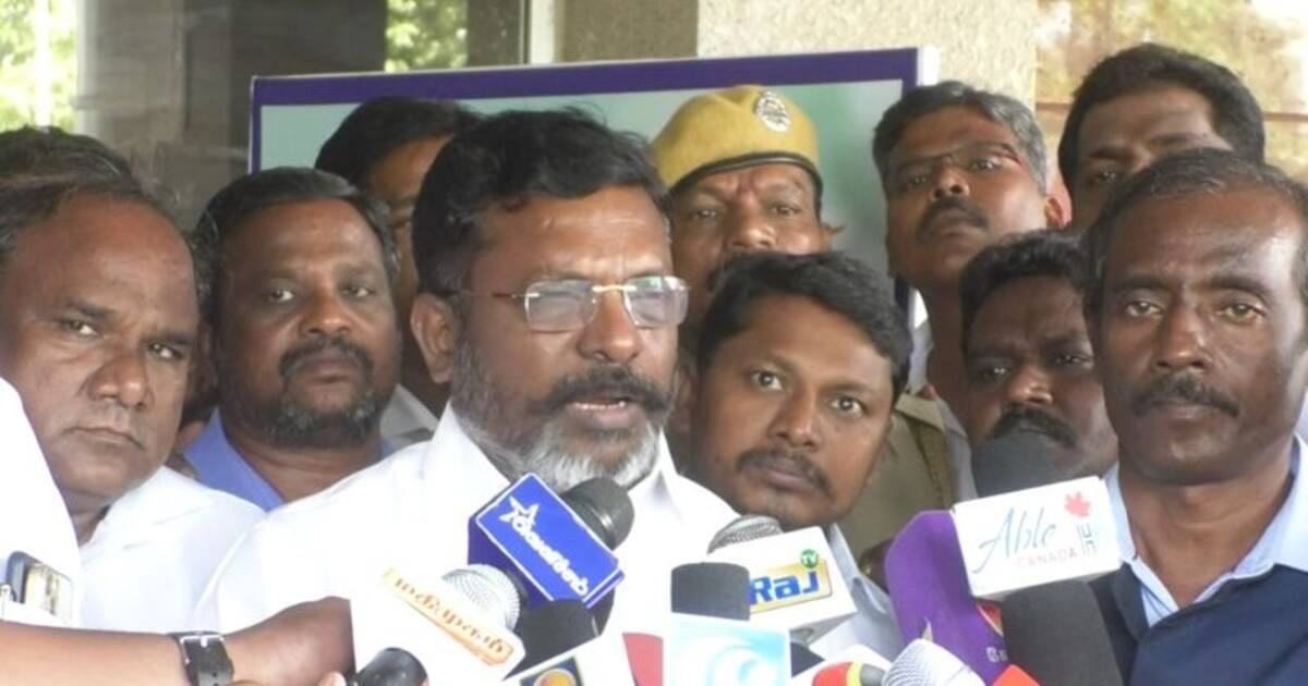 தனியார் மயமாக்கும் உள் நோக்கில் பணியார்கள் நிரப்பப்படாததே ரயில் விபத்திற்கு காரணம்! - தொல் திருமாவளவன் சாடல்!