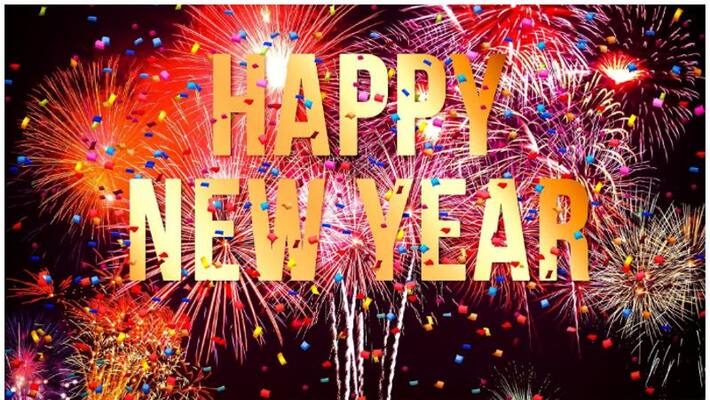 New Zealand welcome New Year 2023 fireworks and light show in Auckland New Zealand welcome New Year 2023 fireworks and light show in Auckland