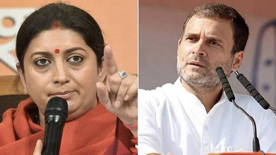 Smriti Irani After Rahul Gandhi Attacks PM Over Adani Row Smriti Irani After Rahul Gandhi Attacks PM Over Adani Row