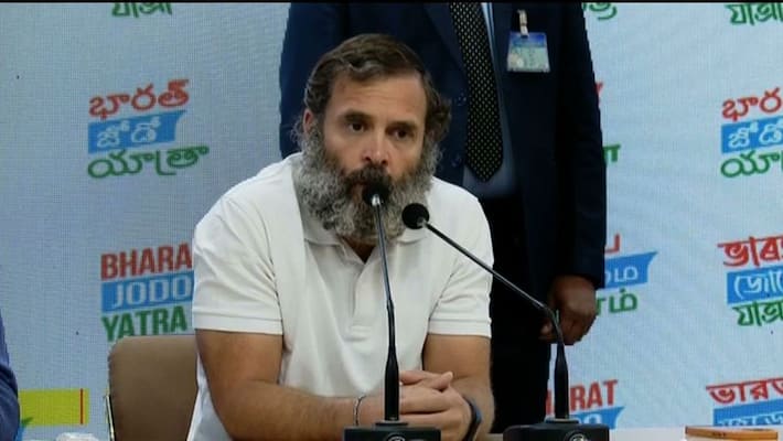 What about their roadshows Rahul Gandhi slams BJP for red flag on security AJR What about their roadshows Rahul Gandhi slams BJP for red flag on security AJR