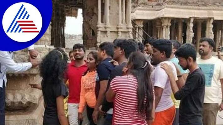 Tourists flock to Hampi to welcome the New Year rav Tourists flock to Hampi to welcome the New Year rav