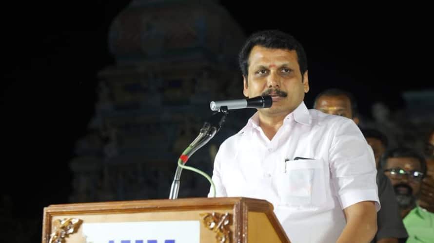 past admk government did not focus on road works says minister senthil balaji past admk government did not focus on road works says minister senthil balaji