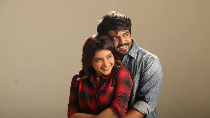 vijay sethupathi released Sakshi Agarwal and Vivek prasanna movie first look vijay sethupathi released Sakshi Agarwal and Vivek prasanna movie first look