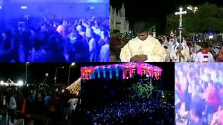 people celebrates new year 2023 and Special worship in temples and churches people celebrates new year 2023 and Special worship in temples and churches