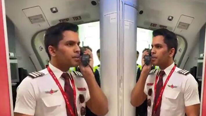SpiceJet pilot's mother and son travel with him for the first time. His special in-flight announcement is viral SpiceJet pilot's mother and son travel with him for the first time. His special in-flight announcement is viral