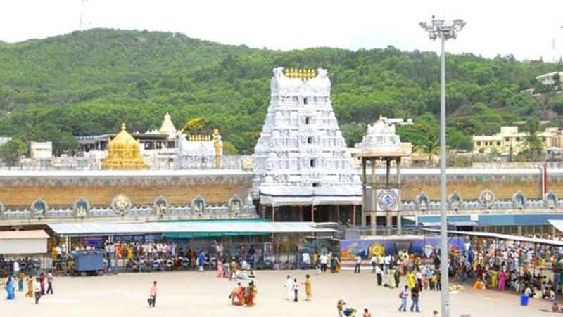 thirupathi perumal temple  replace gold plating