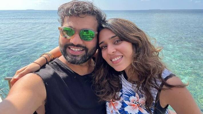 Rohit Sharma enjoying his off time with his family members in Maldives Rohit Sharma enjoying his off time with his family members in Maldives
