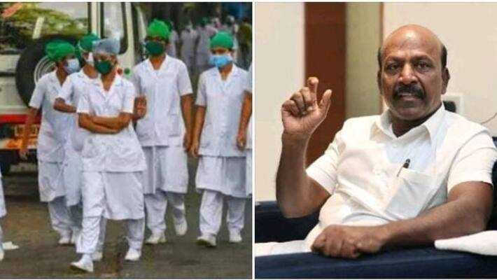Minister Ma Subramanian has said that the dismissed nurses will be given alternative jobs Minister Ma Subramanian has said that the dismissed nurses will be given alternative jobs