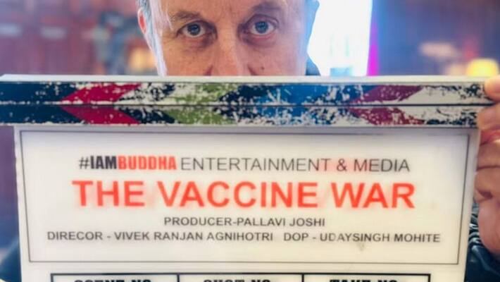 Anupam Kher begins shooting for Vivek Agnihotris The Vaccine War Anupam Kher begins shooting for Vivek Agnihotris The Vaccine War