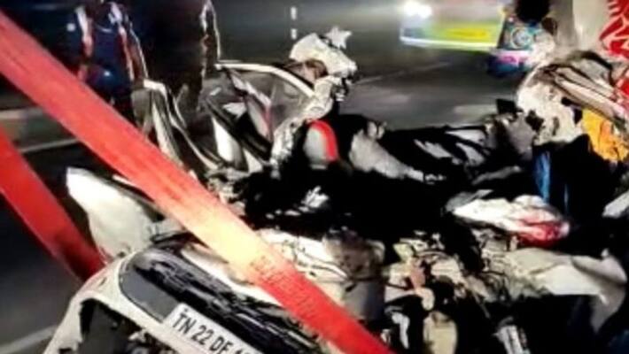 Road Accident... 5 members of the same family were killed in cuddalore Road Accident... 5 members of the same family were killed in cuddalore