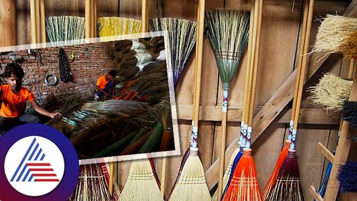Broom Making Business helps to earn Broom Making Business helps to earn
