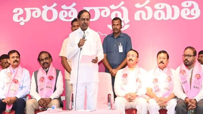KCR to attend BRS Avirbhava Sabha in AP soon KCR to attend BRS Avirbhava Sabha in AP soon