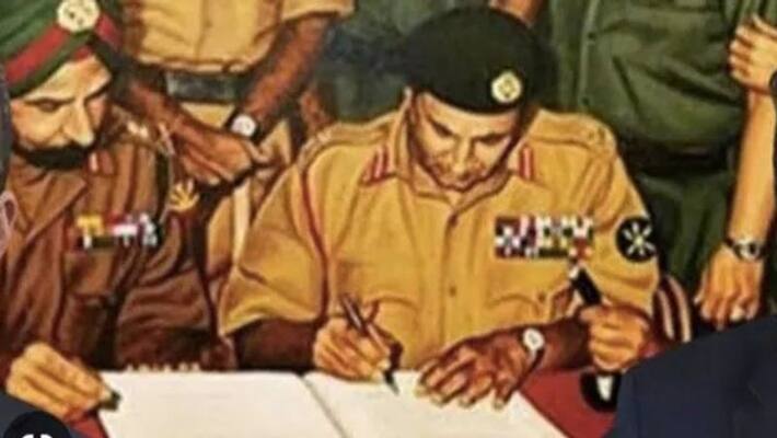 Taliban warn Pakistan by showing 1971 surrender photo akb Taliban warn Pakistan by showing 1971 surrender photo akb