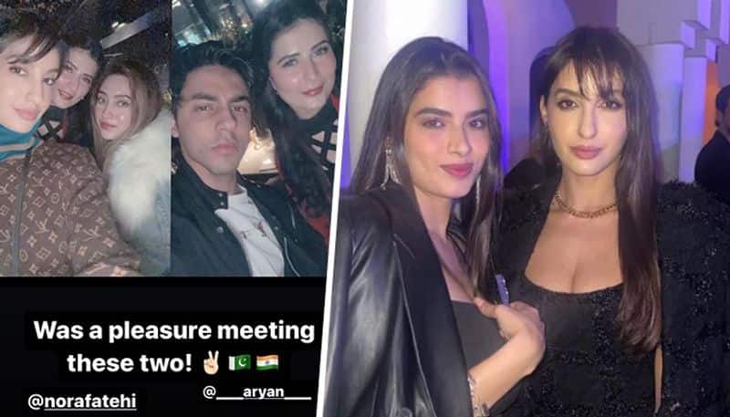 Aryan Khan and Nora Fatehi are dating? Party photos are viral sgk
