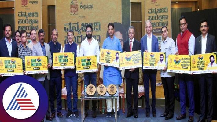 Actor Rishab Shetty is Ambassador for Wildlife Conservation Campaign gvd Actor Rishab Shetty is Ambassador for Wildlife Conservation Campaign gvd