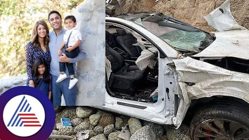 indian origin man jailed for murder attempt after he drove tesla car with family to cliff etj