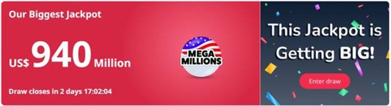 mega million jackpot play lottery from india