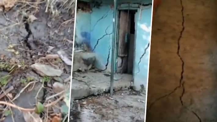 Panic in Uttarakhand; BJP forms 14-person panel to assess 'sinking' Joshimath AJR Panic in Uttarakhand; BJP forms 14-person panel to assess 'sinking' Joshimath AJR