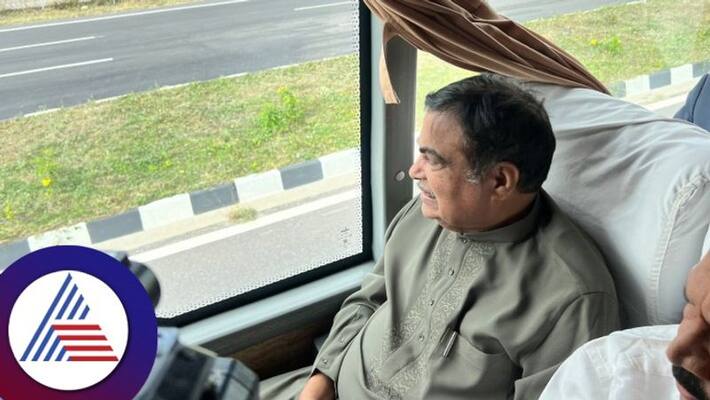 Nitin Gadkari conducted aerial survey of Bangalore-Mysore Express Highway gow Nitin Gadkari conducted aerial survey of Bangalore-Mysore Express Highway gow