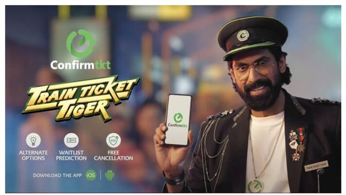 Rana Daggubati as Confirm Ticket brand ambassador, new app for online train ticket booking Rana Daggubati as Confirm Ticket brand ambassador, new app for online train ticket booking