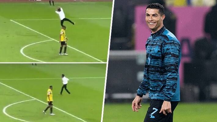 Ronaldo Effect In Saudi Arabia: Pitch Invaders Imitate 'Siuuu ...