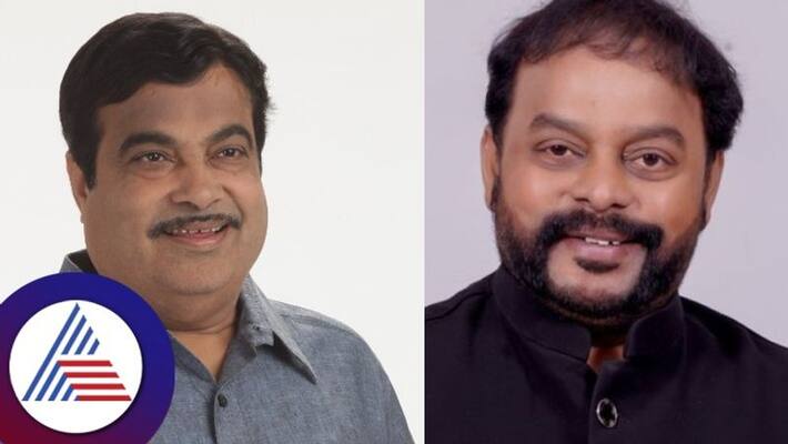 JDS MLC TA Sharavana met Union Minister Gadkari and requested to name Bengaluru Mysore Dashpath highway after HD Devegowda gvd JDS MLC TA Sharavana met Union Minister Gadkari and requested to name Bengaluru Mysore Dashpath highway after HD Devegowda gvd
