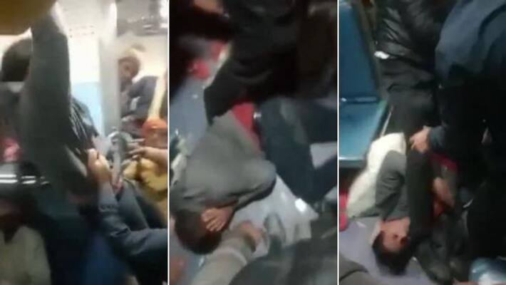 Train Ticket Checkers Viciously Assault Passenger Kick Him In The Face Train Ticket Checkers Viciously Assault Passenger Kick Him In The Face