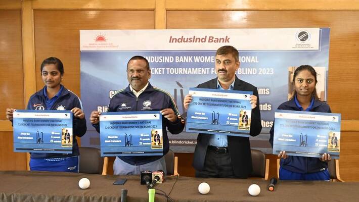 harmanpreet kaur named as brand ambassador of Women Blind cricket tournament will kick start from jan 9th ckm harmanpreet kaur named as brand ambassador of Women Blind cricket tournament will kick start from jan 9th ckm