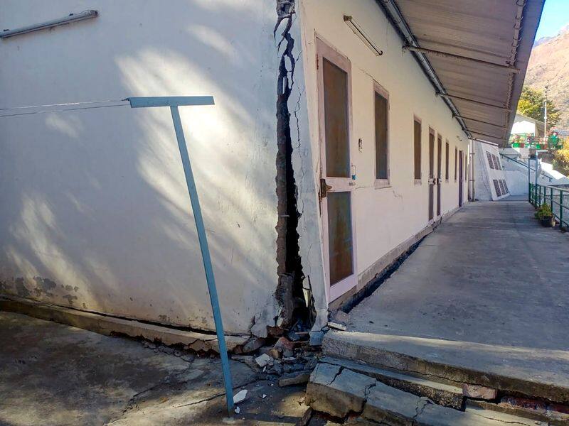 Cracks discovered in more than 50 dwellings in Karnaprayag after Joshimath.